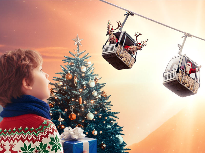 Siente la Navidad desde las nubes: trae un adorno y recibirás un 35% de descuento